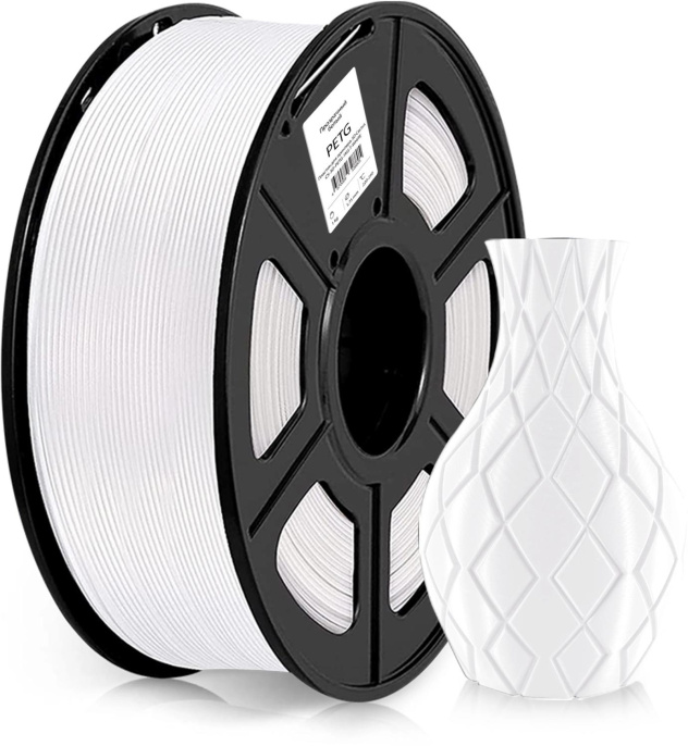 Пластик Cactus CS-3D-PETG-1KG-T-WHT PETG/ 1.75мм/ 1кг/ 316м/ белый прозрачный