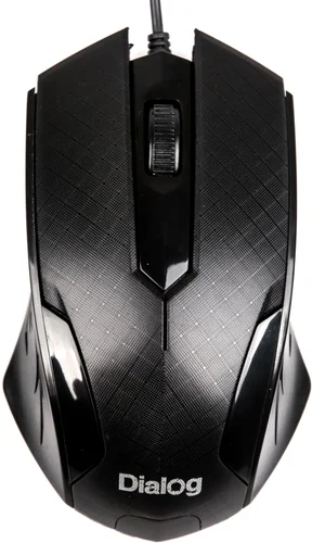 Мышь MOP-07U Dialog Pointer Optical - 3 кнопки ролик прокрутки, USB