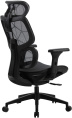 Кресло Cactus CS-MC555-BK, сетка, до 150кг, регулируемые 3D подлокотники,  черный