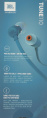 Наушники JBL TUNE 110 BLUE JBLT110BLU наушники с микрофоном, внутриканальные, портативные, 20-20000 Гц, кабель 1.2 м