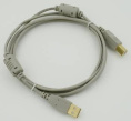 ESPADA Кабель USB A m USB B m 1.8м феррит.кольца серый