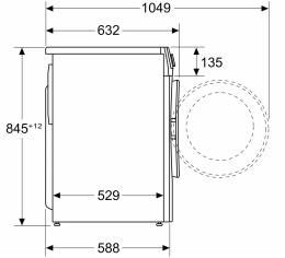 Стиральная машина Bosch Serie 2 WGE03200BY пан.англ. класс: A загр.фронтальная макс.:8кг белый инвертор