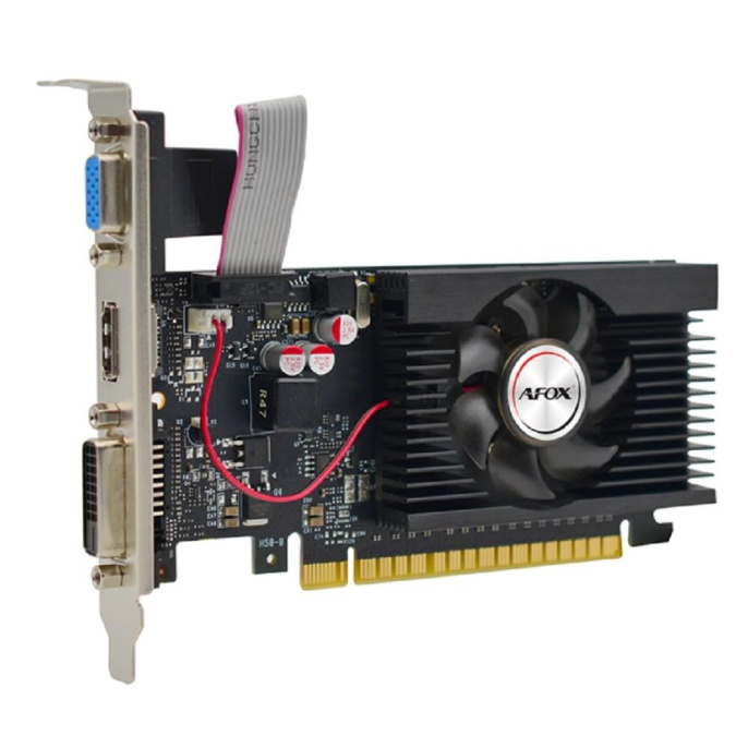 Видеокарта AFOX GT710 4GB 64bit DDR3 VGA/DVI/HDMI LP 1FAN AF710-4096D3L5-V3 RTL