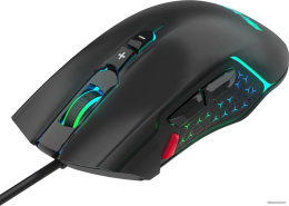 Мышь игровая HIPER DRAKKAR GMUS-3000 Black USB {4000 dpi, 8 кнопок, USB кабель 1.6м, черный}