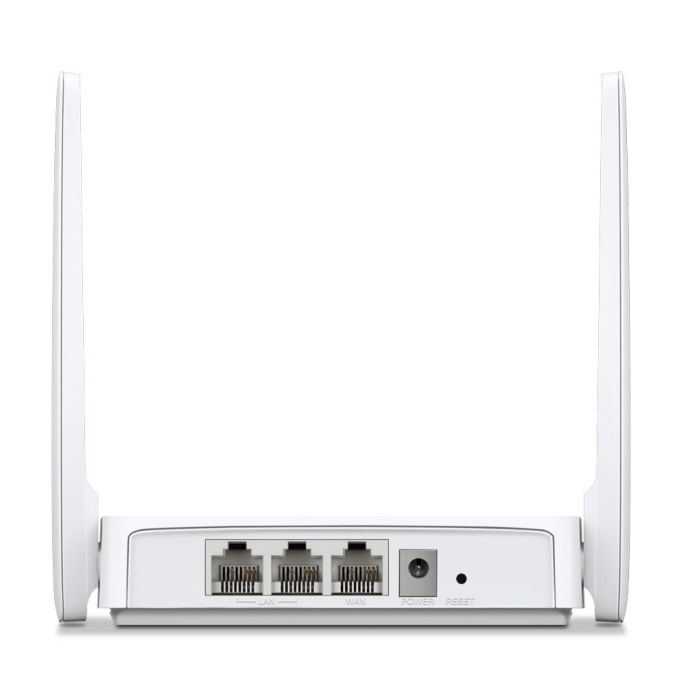 Маршрутизатор MERCUSYS MW302R 300Mbps Wi-Fi router, 1 10/100Mbps WAN and 2 10/100Mbps LAN , 2 external 5dBi antennas MW302R