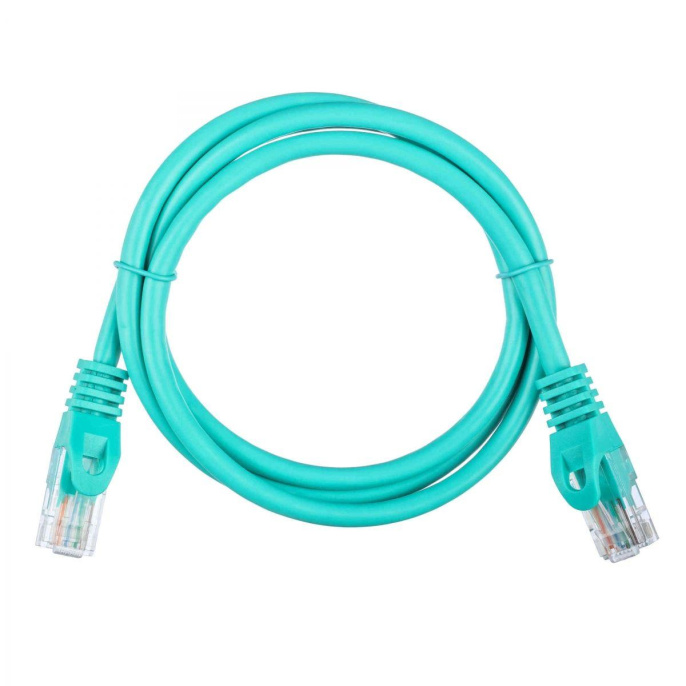 Патч-корд ACD-LPU5E-10G Cat5e UTP 24AWG 4Pair, 7/0.18мм CCA Зеленый,1.0м, 741418