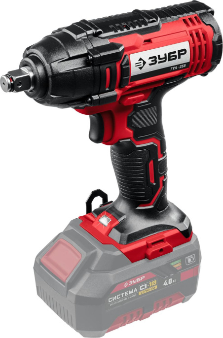 Ударный гайковерт Зубр ГУЛ-255, без АКБ,  без ЗУ