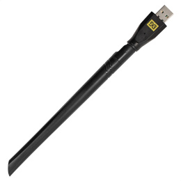Сетевой комбо-адаптер Wi-Fi 6 + Bluetooth ExeGate EDWA-BT53-AX900 (BT5.3, Dual Band Wi-Fi AX (a/b/g/n/ax), чипсет Realtek8851, 2.4 ГГц до 286 Мбит/с + 5.8 ГГц до 600 Мбит/с, 1x5dBi внешняя антенна, USB 2.0) EX300396RUS