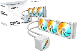 Система водяного охлаждения Gigabyte Gaming 360 ICE ARGB Soc-AM5/AM4/1200/1700/1851 белый 4-pin 13.8-35.8dB Al Ret GP-GIGABYTE GME 360I