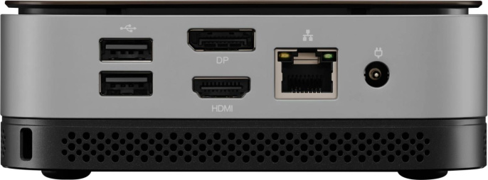 Мини ПК OSIO BaseLine B51i-007 Intel Core i3 1215U, DDR4 8ГБ, 256ГБ SSD , Intel UHD Graphics, без операционной системы, коричневый и серебристый