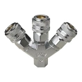 Куплунг внутренняя резьба - мама, 3 выхода CDC Pneumatics OLC 3A
