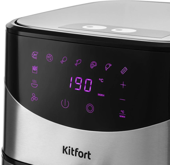 Аэрогриль Kitfort КТ-2231 5л 1700Вт серебристый