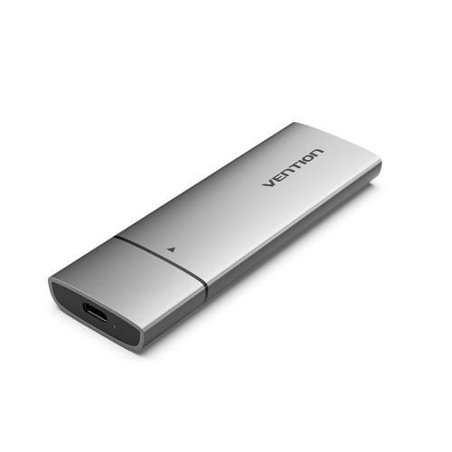 Корпус для SSD Vention USB 3.1 Gen 2-C M.2 NVMe Серый (KPGH0)