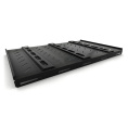Полка стационарная Hyperline TSH3H-850-RAL9004 1U нагр.:100кг. 19" 850мм черный упак.:1шт