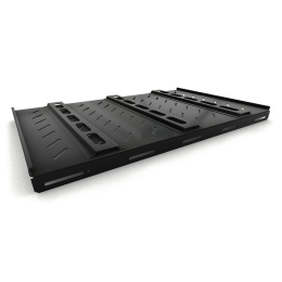 Полка стационарная Hyperline TSH3H-850-RAL9004 1U нагр.:100кг. 19" 850мм черный упак.:1шт