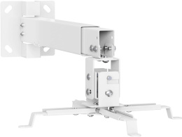Кронштейн для проектора Cactus CS-VM-PRE01-WT, до 20кг, настенный и потолочный, поворот и наклон, белый