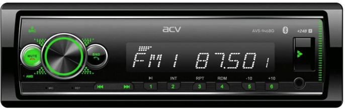 Автомагнитола ACV AVS-946BG 1DIN 4x45Вт 38523