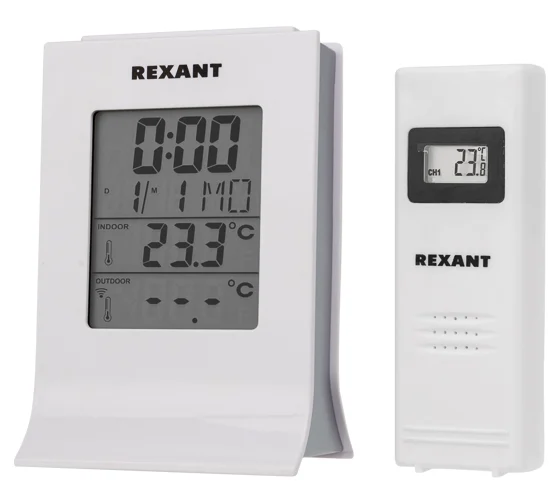 Метеостанция с беспроводным выносным датчиком REXANT 70-0595