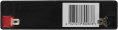 Аккумуляторная батарея 6V/1.2Ah Delta DT 6012 97/24/51(56), 0.29кг, 5лет, F1  