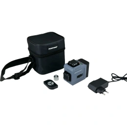 Лазерный нивелир Profipower NL-12G 12 лучей, лазер - зеленый, Li-ion - 1шт, пульт ДУ, переходник, З/У, сумка-чехол E0214