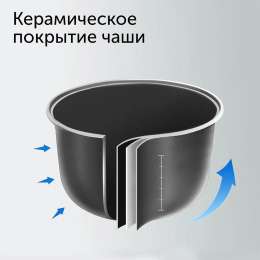 REDMOND RMC-03 Мультиварка , 350 Вт, 2 л, 9 программ, чёрный