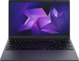 Ноутбук KVADRA NAU LE15T  Rev. 1.1 Core i3-1215U 1.2GHz,15,6" FHD (1920x1080) IPS,8Gb DDR4-3200(1), 256Gb SSD,55Wh,1.8kg,1YW,FHD Webcam,WiFi/BT, noOS, Графит, МПТ