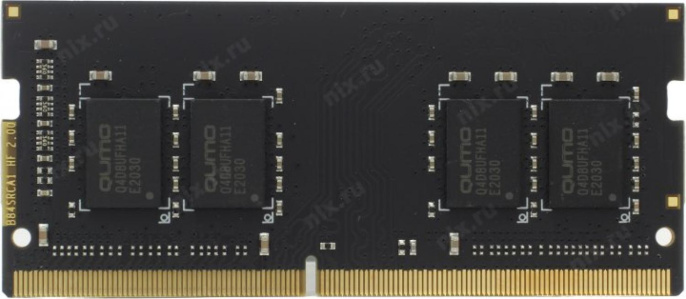 QUMO DDR4 SODIMM 8GB QUM4S-8G2666P19 PC4-21300, 2666MHz OEM/RTL