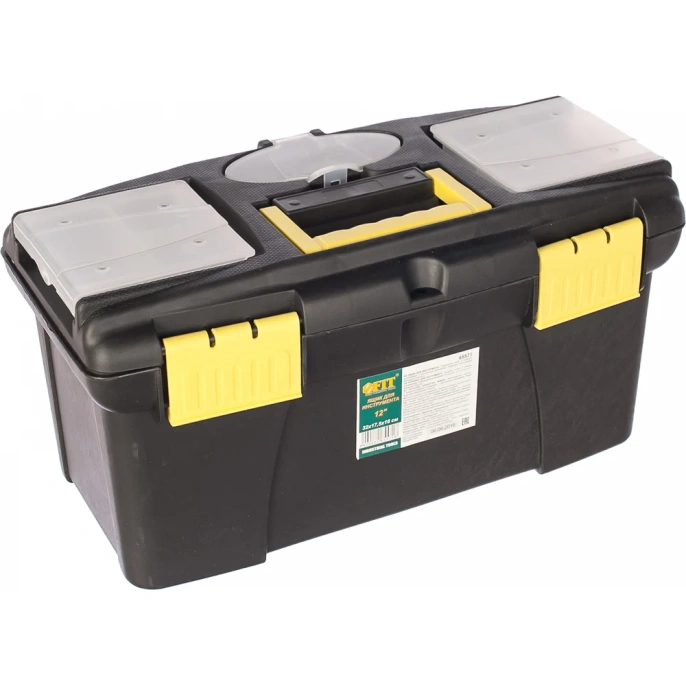 Ящик пластиковый для инструмента 12" (320х175х160 мм) FIT 65571
