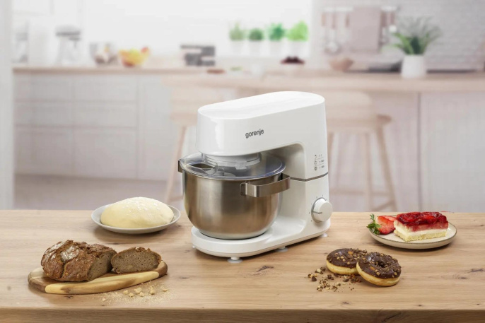 Кухонная машина Gorenje MMC800CW планетар.вращ. 800Вт белый