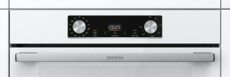 Духовой шкаф электрический Gorenje BOS6737E06WG,  77л,  дверца с 2 стеклами,  белый/нержавеющая сталь
