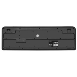 Клавиатура ExeGate Multimedia Professional Standard LY-500M USB, полноразмерная, влагозащищенная, 115кл., Enter большой, мультимедиа, длина кабеля 1,5м, черная, Color Box EX286177RUS