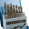 Набор сверл спиральных по металлу 1-10 мм, HSS-Co, DIN 338, 19 шт DeBever Machining Solutions DB-DC19