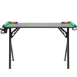 Defender игровой стол Gamer RGB,подвес круж+гарн.,черн,120,64330