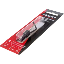 Сверло пилотное 2.38 мм с зенкером для шурупов 3 мм, размер №6 Gigant GT-062