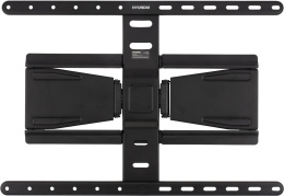 Кронштейн для телевизора Hyundai SL-F1 черный 43"-90" макс.50кг настенный поворотно-выдвижной и наклонный (HMS90FD350BK16)