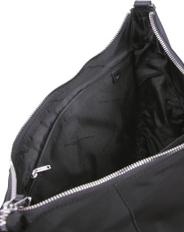 Сумка седло женская Piquadro Lyra BD6658W92T/N 10.9" черная ткань/натур.кожа