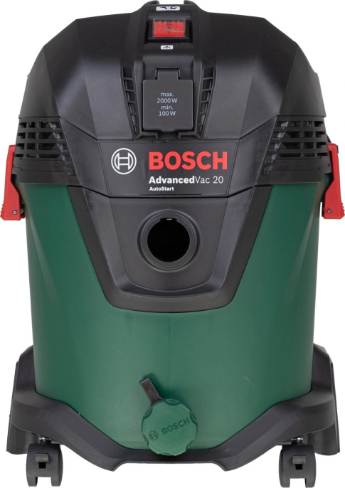 Строительный пылесос Bosch AdvancedVac20 1200Вт уборка: сухая/влажная зеленый
