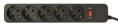 Сетевой фильтр PC PET AP01006-5-B, 5м, черный
