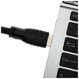 Кабель аудио-видео Cactus CS-HDMI.2-10 HDMI m /HDMI m 10м. позолоч.конт. черный