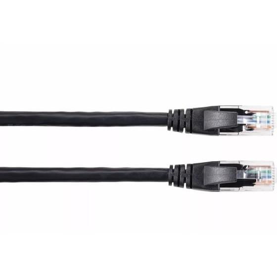 Патчкорд литой 7/0.20 UTP iOpen ANP612B-BK-1M cat.6 черный 1м