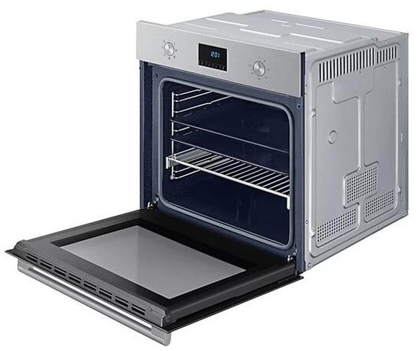 Духовой шкаф электрический Samsung NV68A1145RS/WT,  68л,  дверца с 3 стеклами,  серебристый
