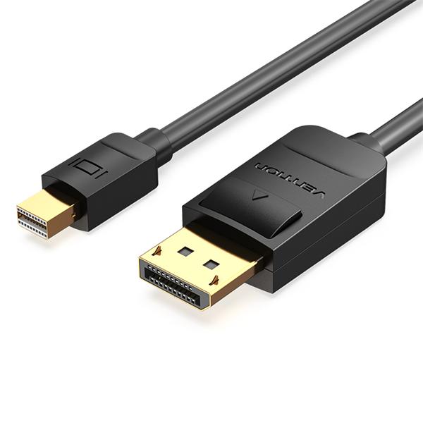 Кабель Vention DisplayPort v1.2 20M/Mini DP M - 2м Черный