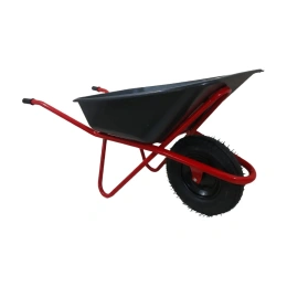 Строительная тачка LWI Премиум полимерное корыто, 120 л, 230 кг LWI120PROFI