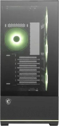 Корпус MSI MAG Pano M110R черный без БП mATX 8x120mm 2x140mm 1xUSB3.0 audio AirDuct bott PSU 306-7G33R21-JA4