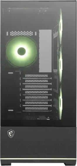 Корпус MSI MAG Pano M110R черный без БП mATX 8x120mm 2x140mm 1xUSB3.0 audio AirDuct bott PSU 306-7G33R21-JA4