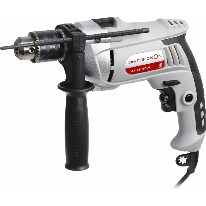 Ударная дрель ИНТЕРСКОЛ ДУ-13/750ЭР 546.1.0.00