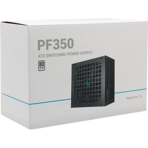 Блок питания Deepcool 350W PF350 R-PF350D-HA0B-EU ATX 2.4 350W, PWM 120mm fan, 80 PLUS, Active PFC RET