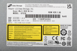 Привод Slim SATA DVD+/-RW LG GTC2N Black, OEM