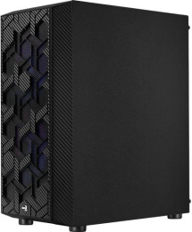 Корпус ATX Aerocool Hive-G-BK-v2, Midi-Tower, без БП, черный [accm-pv27043.11]