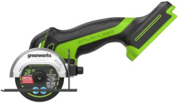 Углошлифовальная машина Greenworks GD24UCS 20000об/мин рез.шпин.:M6 d 76мм 3402007